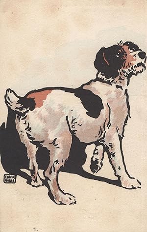 Edwin Noble Dog Antique Postcard