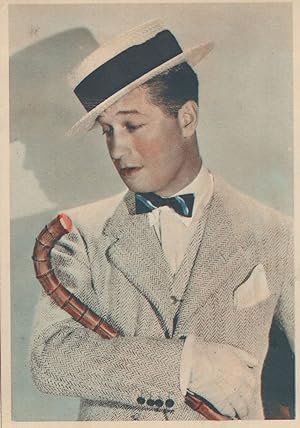 Maurice Chevalier Film Actor German De Reszke Rare Postcard