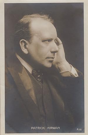 Patrick Kirwan Old Military Aircraft Film Writer Actor Rare Postcard
