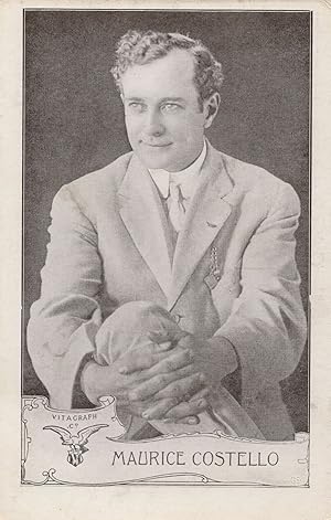 Maurice Costello Actor Old Character Postcard