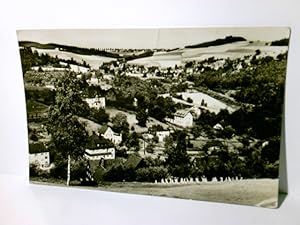 Kemtau. Burkhardtsdorf. Erzgebirge. Alte Ansichtskarte / Postkarte s/w, gel. um 1966. Panoramabli...