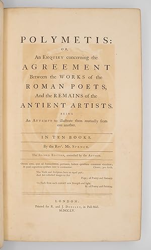 Polymetis: or, an Enquiry Concerning the Agreement Between the Works of the Roman Poets, and the ...
