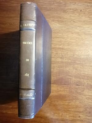 Cratères en feu 1951 - TAZIEFF Haroun - Science Exploration Vulcanologie Edition originale 20e Re...