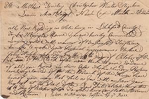 [Manuscript Writ Signed Twice] Vermont Justice of the Peace John Hutchinson Summons Six Residents...