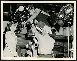 SPELLBOUND (Original Candid Behind-The-Scenes Photo of Ingrid Bergman)