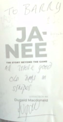 Ja-Nee: The Story Beyond the Game (SA vs British Lions, 22 June 1974) Signed and inscribed by the...