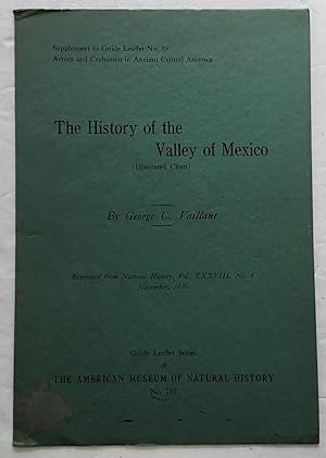 The History of the Valley of Mexico. [illustrated chart] Supplement to Guide Leaflet No. 88.