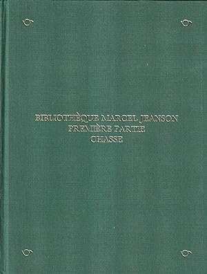 Bibliothèque Marcel Jeanson, Premiere Partie : Chasse