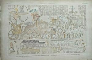 Voyage à Meroe Egypte THEBES MEMPHIS Sculpture Hypostyl Engelmann Cailliaud 1823