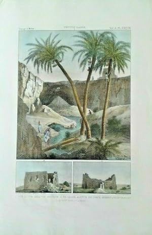 Voyage à Meroe Egypte - PETITE OASIS - DEL-ZABOU - EL-QASR - Cailliaud 1823