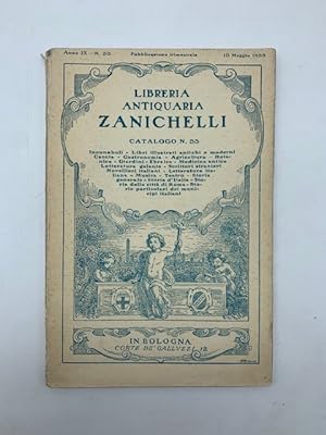 Libreria antiquaria Zanichelli. Catalogo n. 33