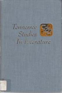 Tennessee Studies in Literature