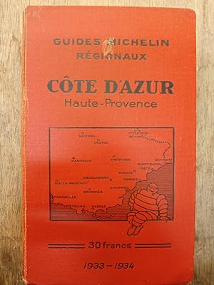 Guides Michelin régionaux - Côte d'Azur, Haute Provence
