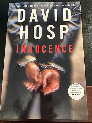 Innocence, ("Scott Finn" Series #3), Bound Manuscript, Uncorrected Page Proofs, First Edition, Ne...