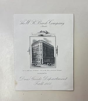W. R. Brock Company advertising card : Dress Goods Department, Fall 1900