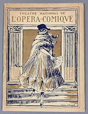 Theatre National de L'Opera Comique program, Mercredi 29 Novembre 1922 "Les Conte D'Hoffmann"