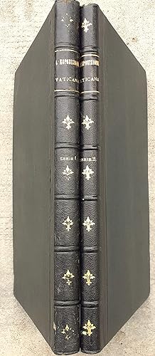 L'esposizione Vaticana Illustrata due volumi Serie prima e serie seconda 1887/1890