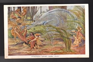 Hyacinth - Sport, Game Play- Fairy Postcard