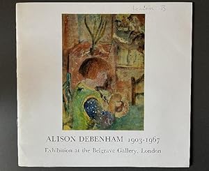 Alison Debenham 1903-1967 - The Belgrave Gallery - 25 February to 19 March 1976