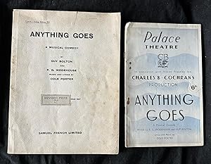 ANYTHING GOES. A Musical Comedy. [First Published Libretto + 1935 U. K. Theater Program)