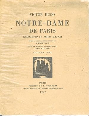 Notre-Dame de Paris (Volume Two, only, of Two)