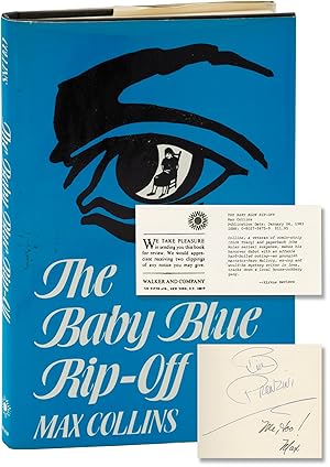 The Baby Blue Rip-Off (First Edition, Review Copy, inscribed by Max Collins and Bill Pronzini)