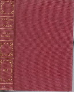 THE WORKS OF VOLTAIRE, VOLUME XXX: Ancient and Modern History, VII : Supplementary Notes