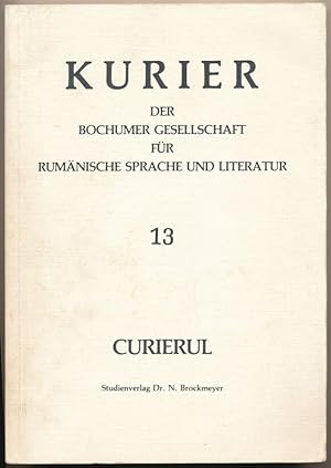 KURIER: der Bochumer Gesellschaft für rumänische Sprache und Literatur -- 13
