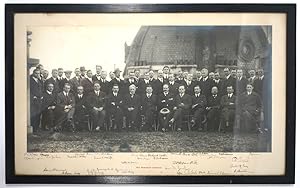 Photograph of some members of the Commission for the Relief of Belgium, including Herbert Hoover,...