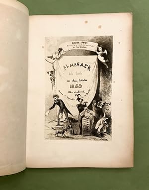 [BORET (G. de)]. Almanach de la société des aqua-fortistes. (Illustré par) G. de Boret. Odelettes...