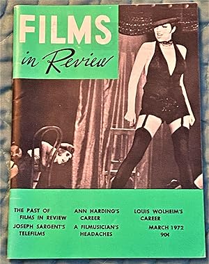 Films in Review, March 1972, featuring Liza Minnelli in "Cabaret"