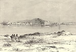 View of Massawah in the Northern Red Sea region of Eritrea,Antique Historical Print