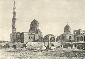 Mosque of Mohammed Ali in Cairo,Antique Historical Print