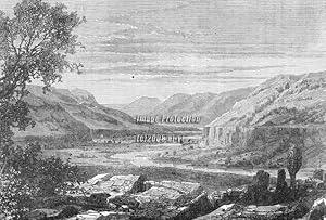 Valley of the Tomine in Guinea,antique print