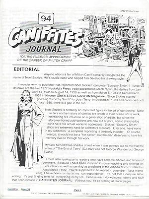 Caniffites Journal--run of 21 issues, #94-#116 (missing only #95); --For the Further Appreciation...