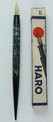HARO II. Penna stilografica pennino di vetro per ricalco e disegno . Vintage (1935 ca.) Nuova, ne...