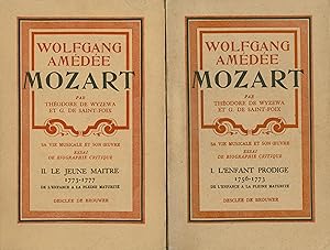 Wolfgang Amédée MOZART. Sa vie Musicale et son Oeuvre. Essai de Biographie critique. Complet en 5...
