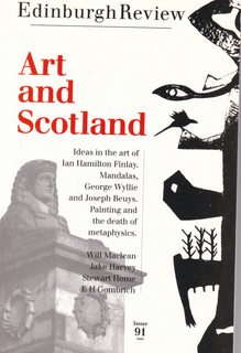 Edinburgh Review Issue 91 Winter/ Spring 1994: Art and Scotland