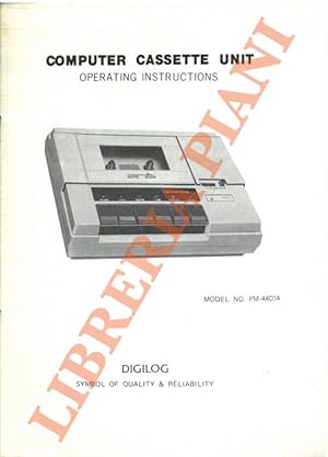 Computer Cassette Unit. Operating instructions. Model PM-4401A