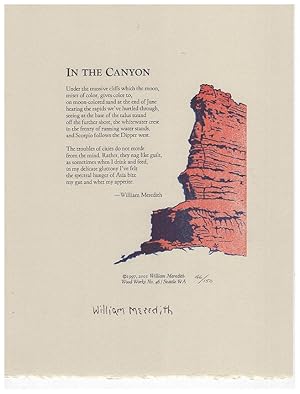 In The Canyon [Broadside]