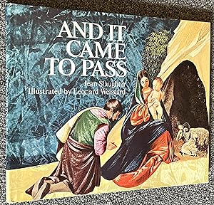 And it Came to Pass; Bible Verses and Carols