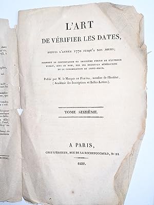 1770-1837 HISTORY of ANTILLES, JAMAICA, CUBA, PUERTO RICO, TRINIDAD, MARTINIQUE "L'ART DE VÉRIFIE...