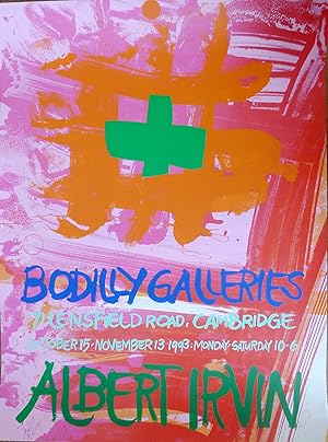 Albert Irvin poster published by Bodilly Galleries ,1993