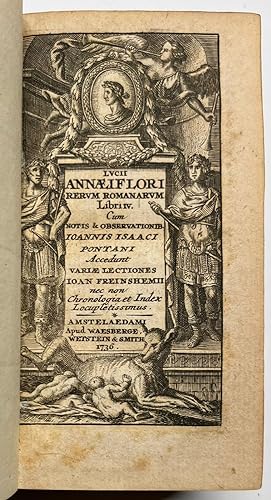 Roman History, 1736, Latin | Lucii Annaei Flori Rerum Romanorum Libri iv, Amsterdam, Waesberge, W...