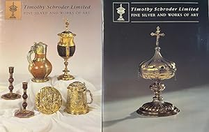 2 Silver catalogues I Timothy Schroder Limited, Fine silver and works of art, october 1989, octob...