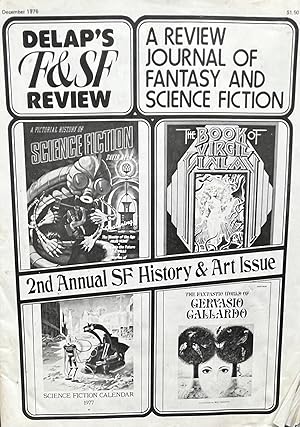 Two [2] 1970s Issues of Delap's F & SF Review: A Review Journal of Fantasy and Science Fiction