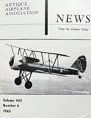 Three [3] 1965 Issues of Antique Airplane Association News Magazine