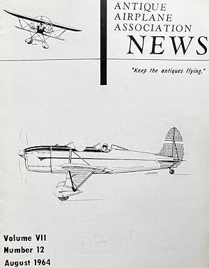 Eight [8] 1964 Issues of Antique Airplane Association News Magazine