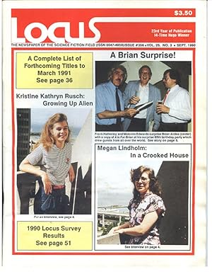Locus The Newspaper of the Science Fiction Field; Issue 356, Vol. 25, No. 3, Sept., 1990
