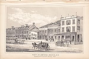 View in Fourth Avenue, N.Y.,between 10th and 11th Streets, 1861